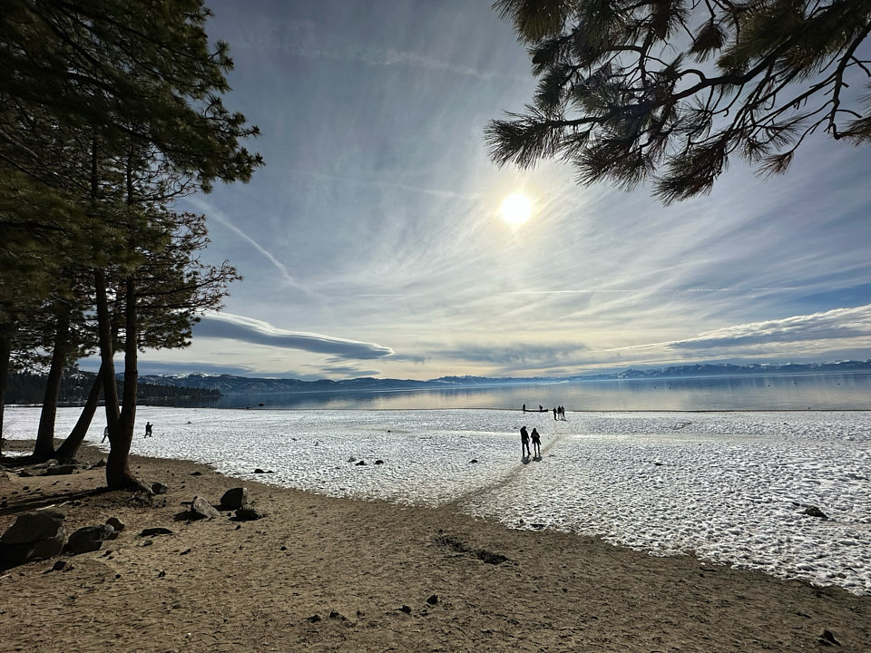 Lake Tahoe during winter