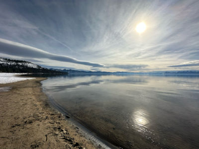 Lake Tahoe during winter